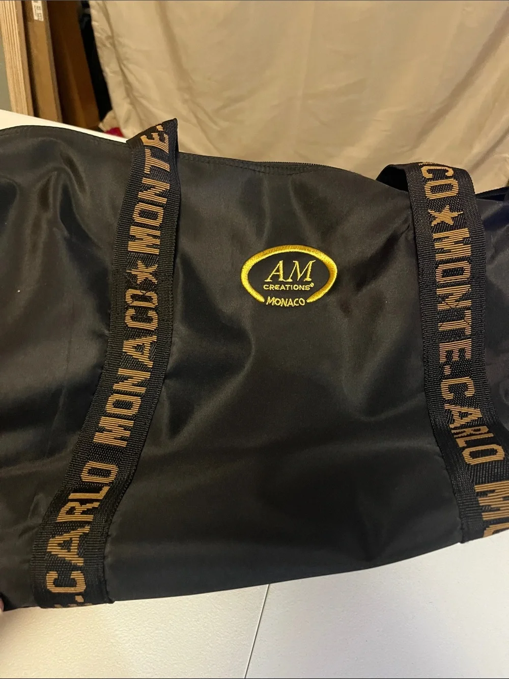 Black Grand Prix Duffel Bag